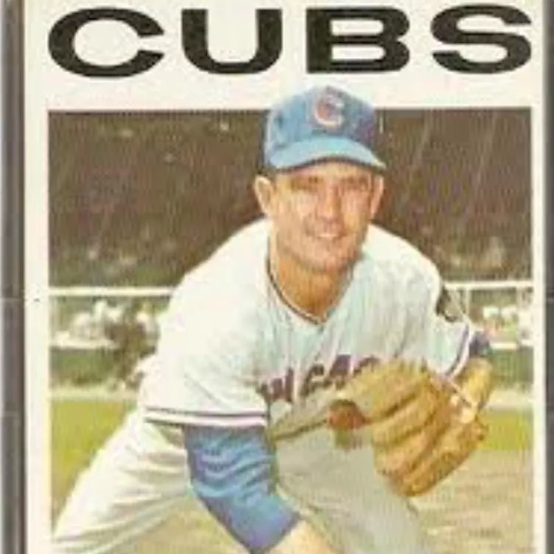 Larry Jackson on a baseball card