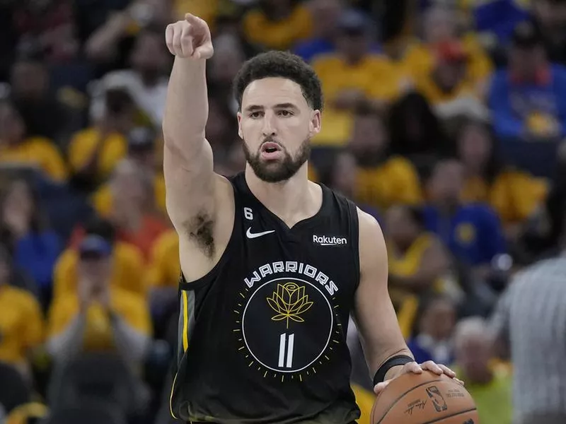 Golden State Warriors guard Klay Thompson