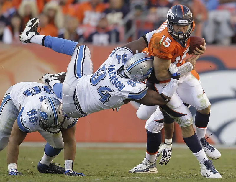 Denver Broncos quarterback Tim Tebow