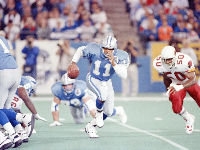 Detroit Lions quarterback Andre Ware