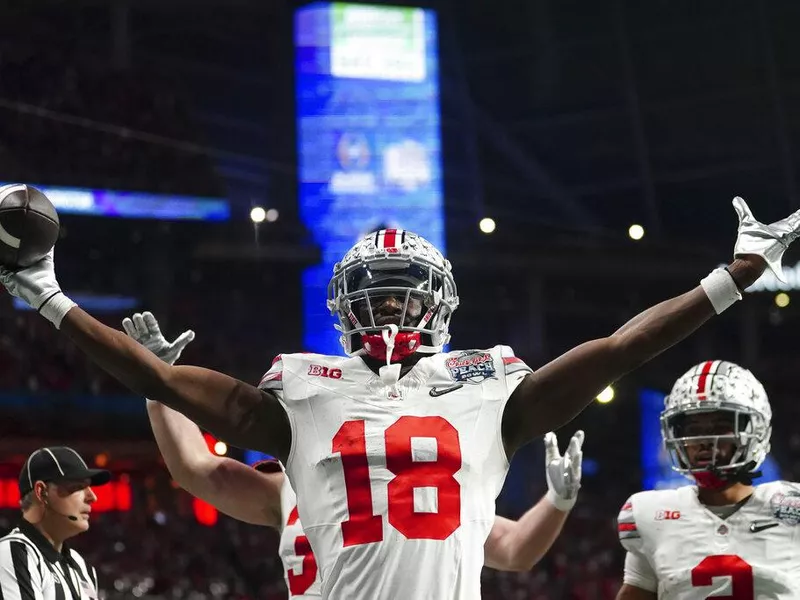 Ohio State wide receiver Marvin Harrison Jr.