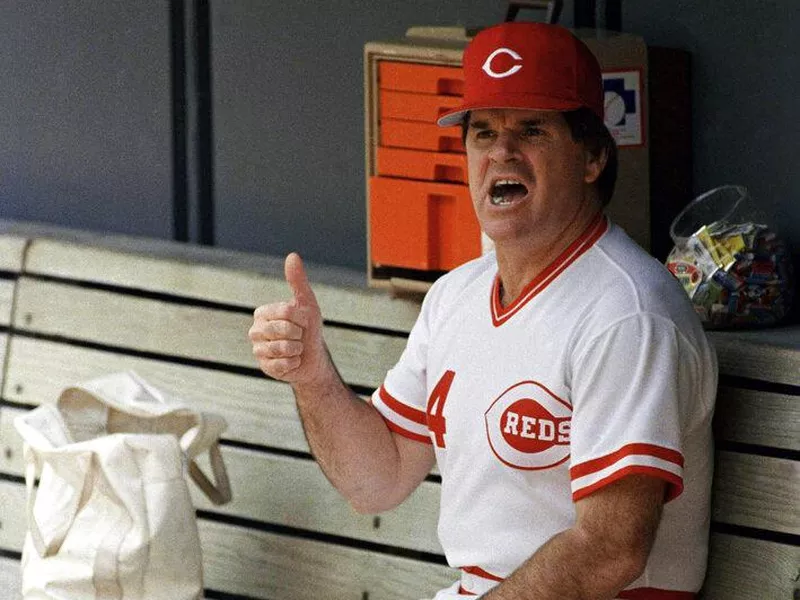 Cincinnati Reds manager Pete Rose