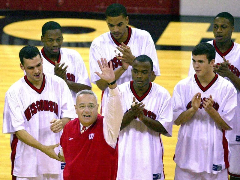 Wisconsin head coach Dick Bennett