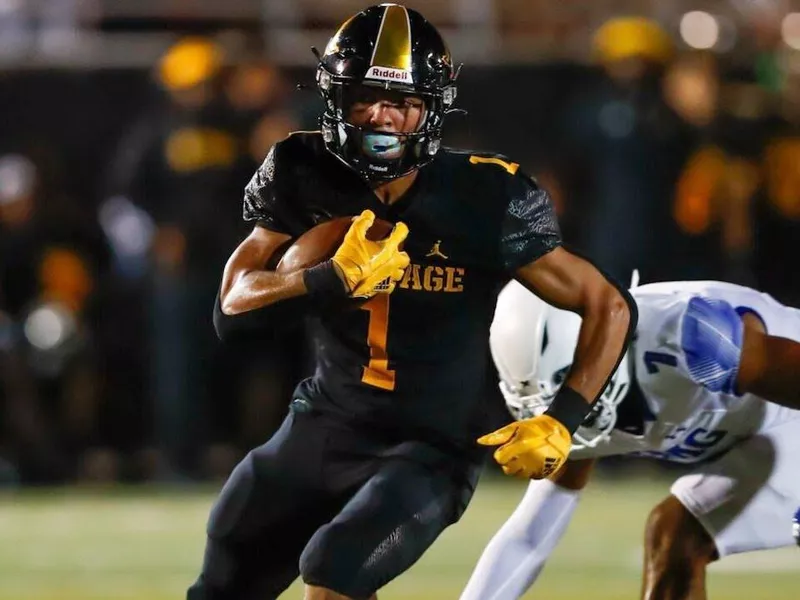 American Heritage wide receiver Brandon Innis