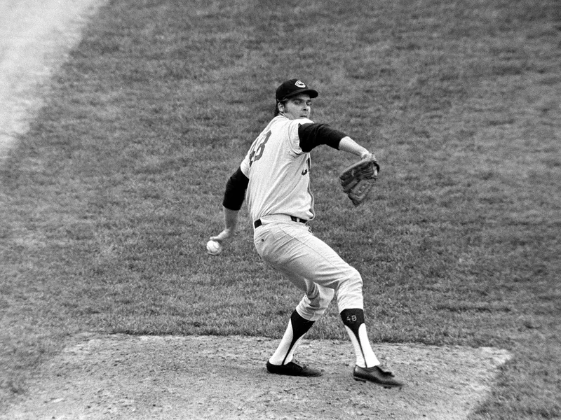 Sam McDowell delivers a pitch