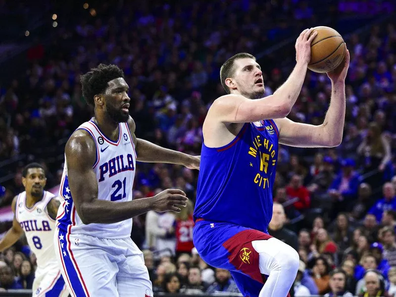 Nikola Jokic and Joel Embiid