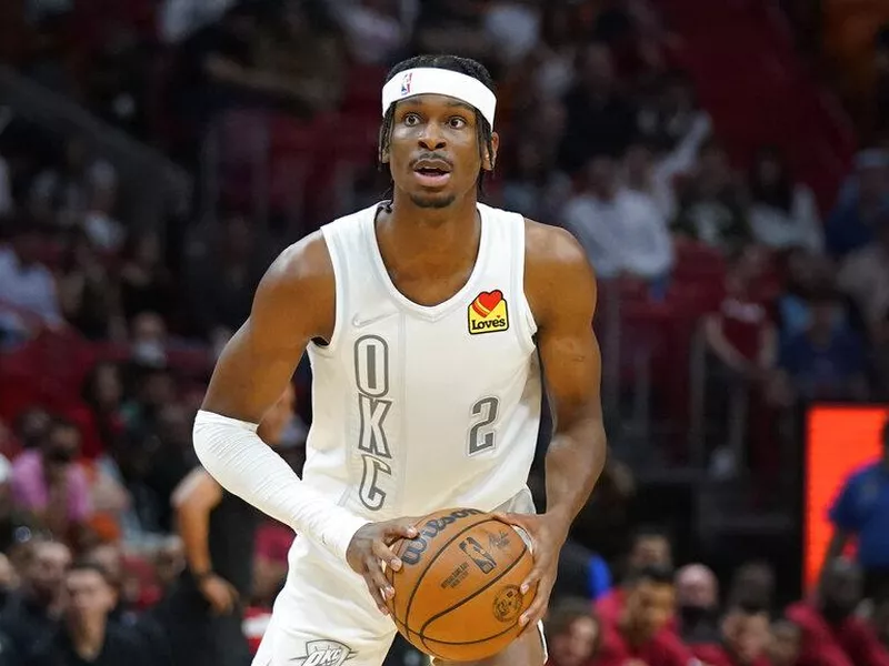 Oklahoma City Thunder guard Shai Gilgeous-Alexander