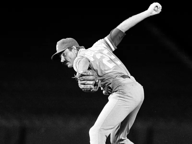 Kansas City Royals relief pitcher Dan Quisenberry