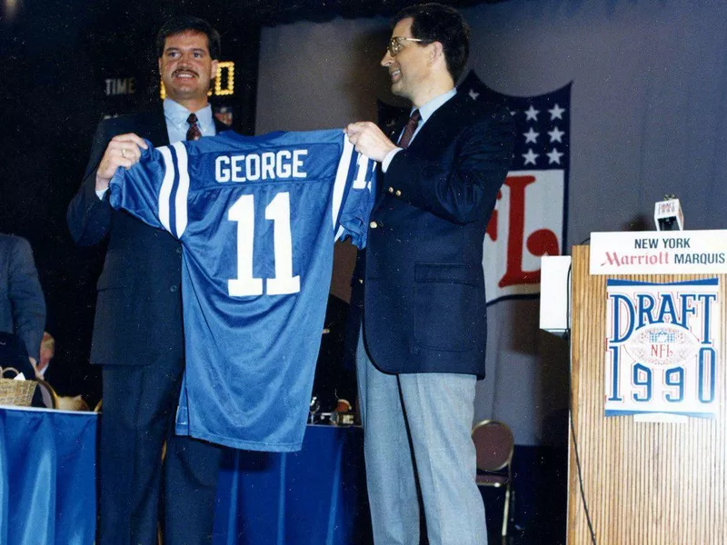 Jeff George and Paul Tagliabue