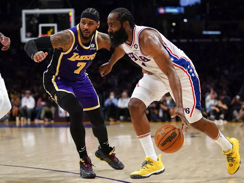 Philadelphia 76ers guard James Harden