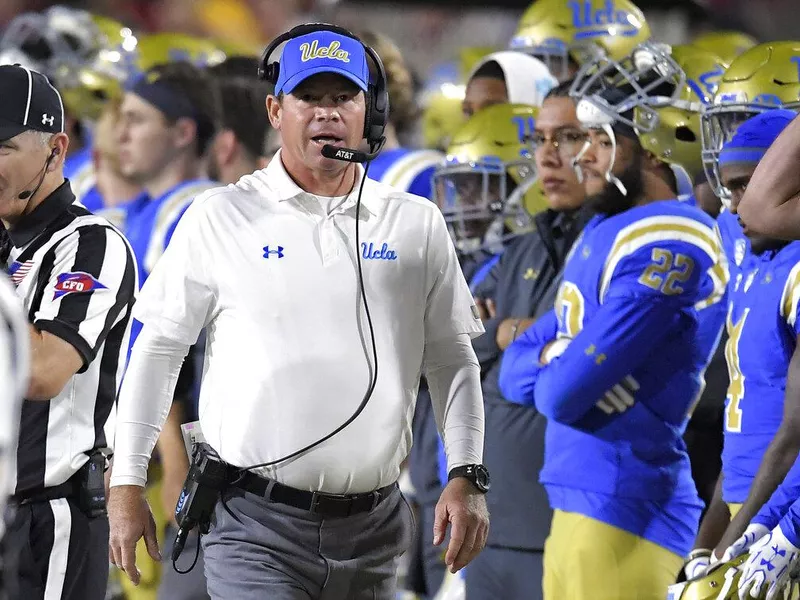 UCLA head coach Jim Mora Jr.