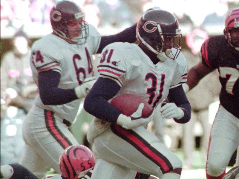 Chicago Bears running back Rashaan Salaam
