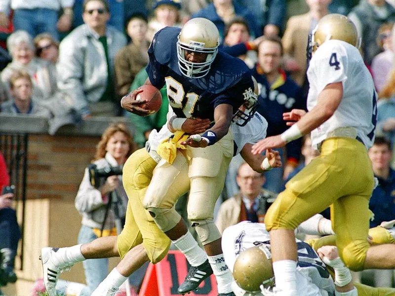 Notre Dame wide receiver Tim Brown