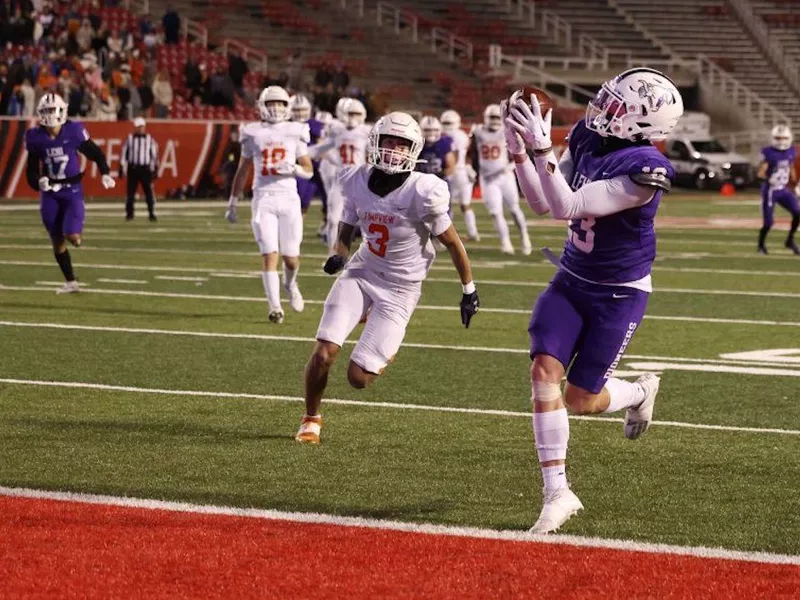 Lehi High wide receiver Kolton Tanner