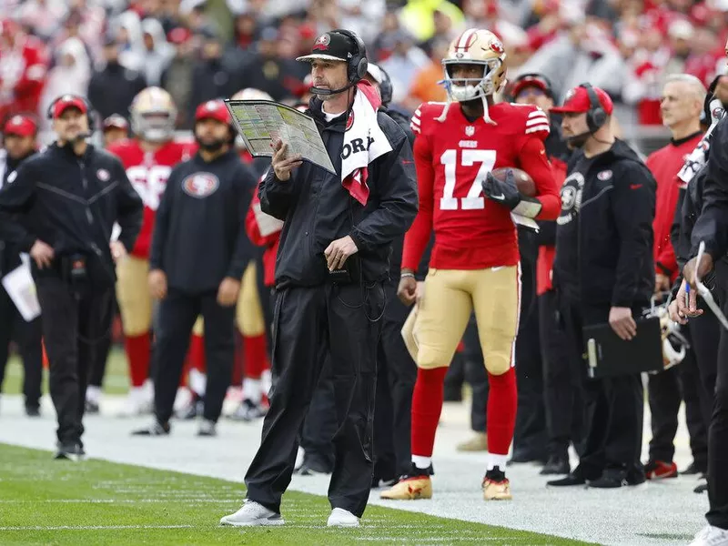 San Francisco 49ers head coach Kyle Shanahan