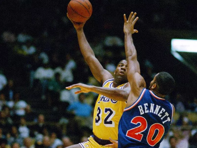 Magic Johnson in 1990
