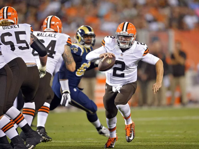 Cleveland Browns quarterback Johnny Manziel