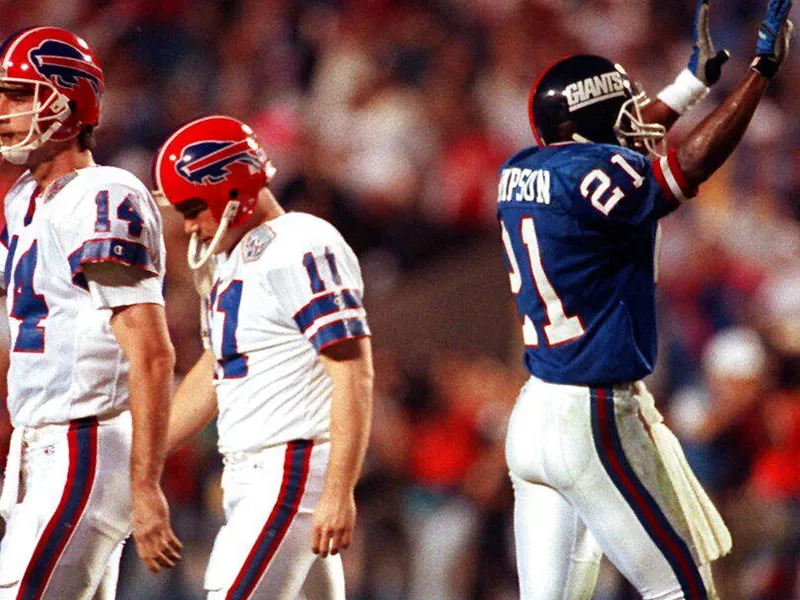 Buffalo Bills kicker Scott Norwood