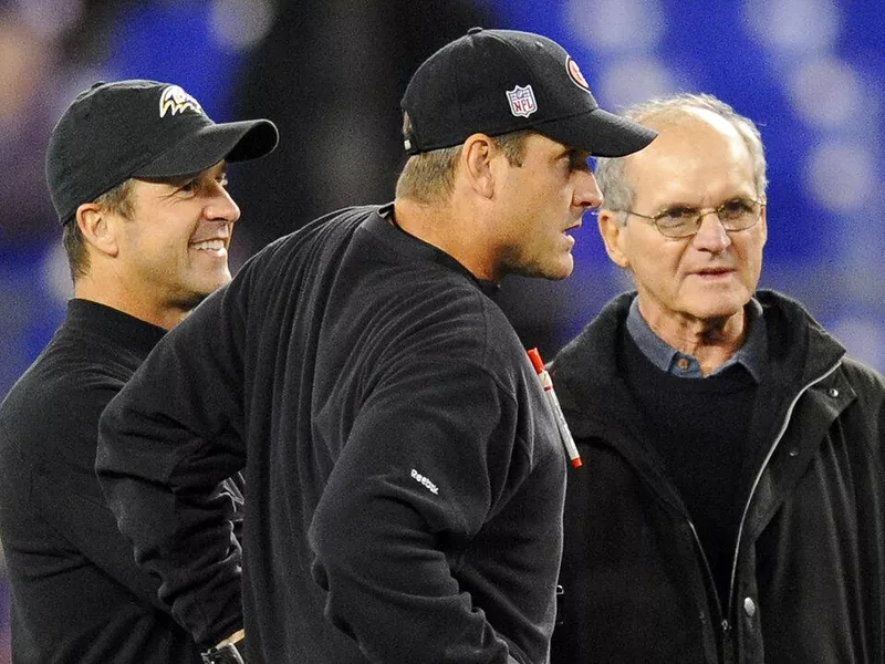 John, Jim and Jack Harbaugh