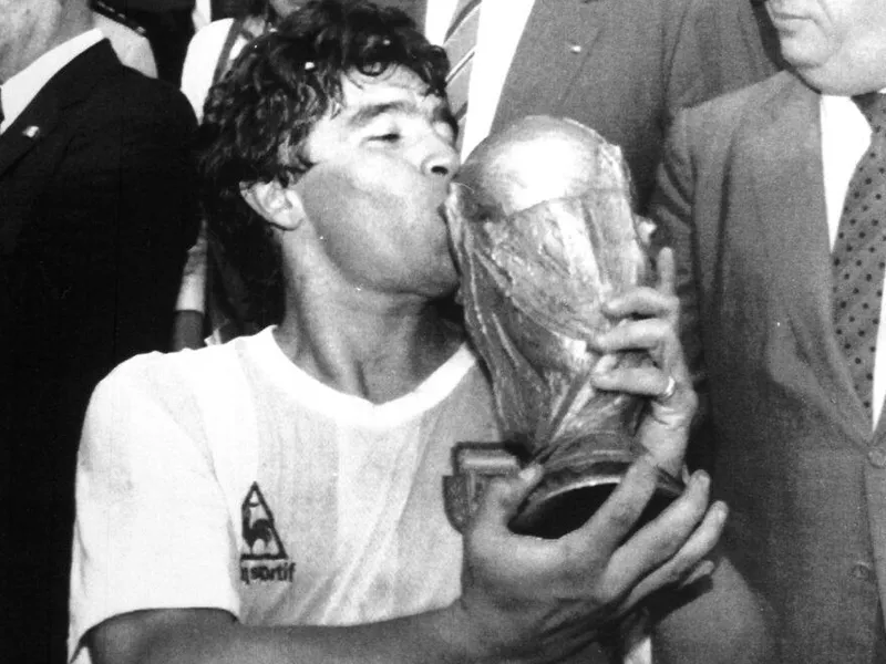 Argentina's Diego Maradona