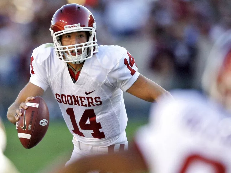 Oklahoma quarterback Sam Bradford