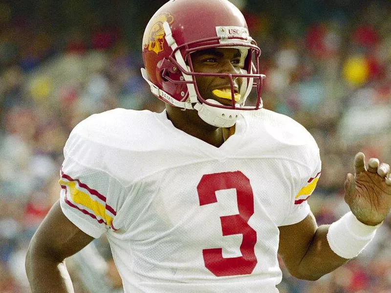 Southern California wide receiver Keyshawn Johnson