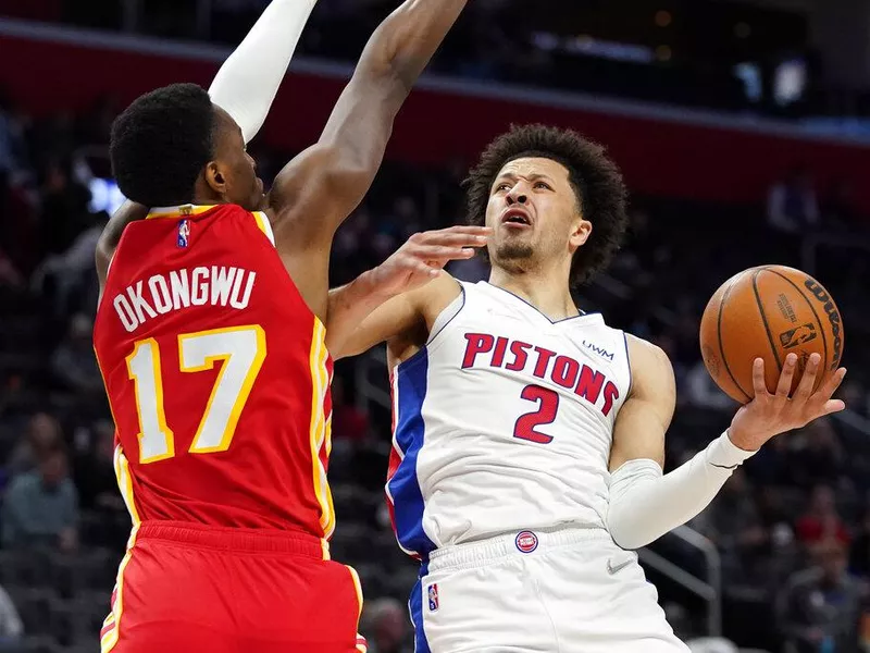 Detroit Pistons point guard Cade Cunningham