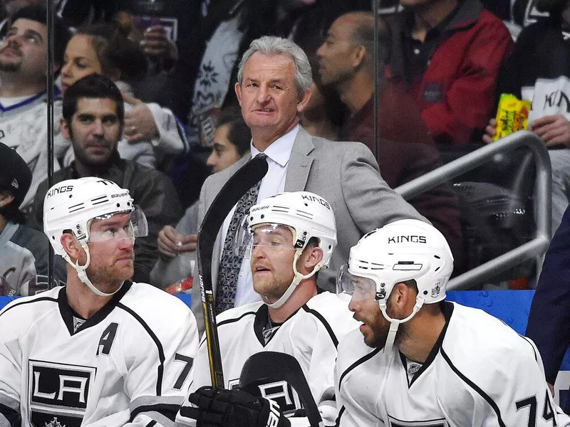 Los Angeles Kings head coach Darryl Sutter