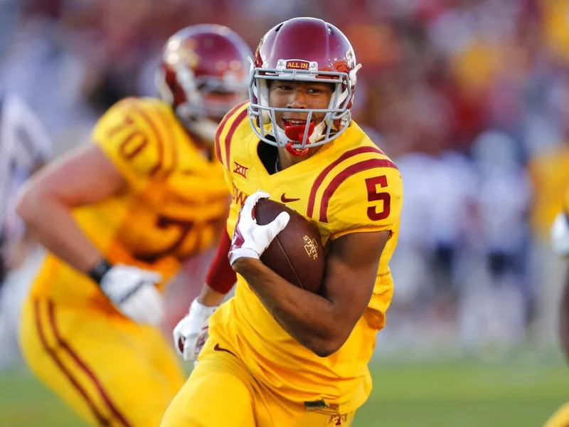 Iowa State wide receiver Allen Lazard