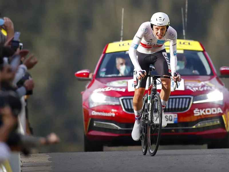 Slovenian rider Tadej Pogacar