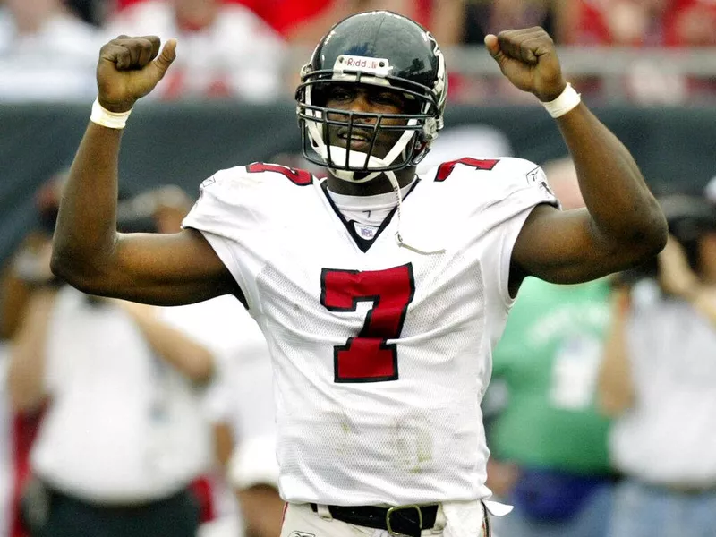 Atlanta Falcons quarterback Michael Vick