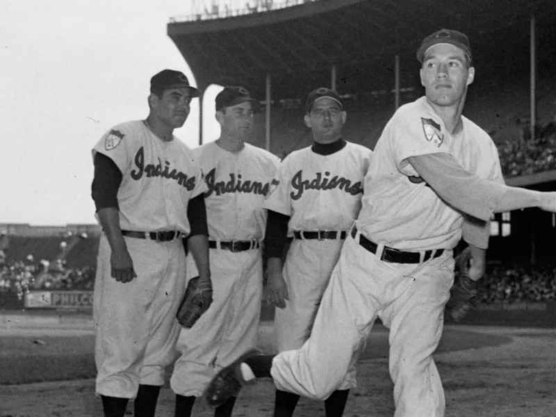 Bob Feller, Bob Lemon and Early Wynn