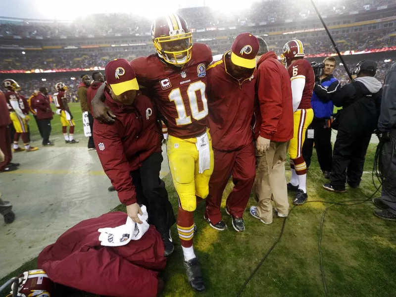 Washington Redskins quarterback Robert Griffin III
