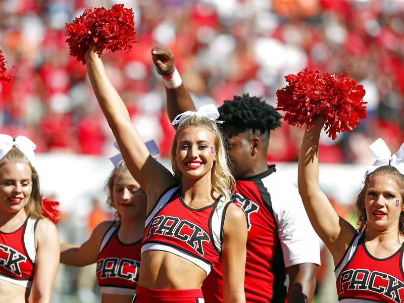 North Carolina State cheerleaders