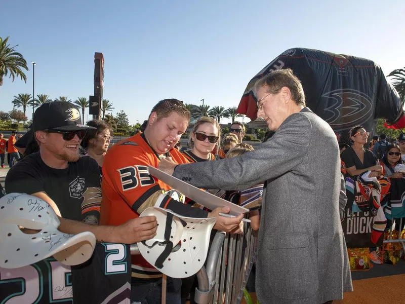 Anaheim Ducks owner Henry Samueli