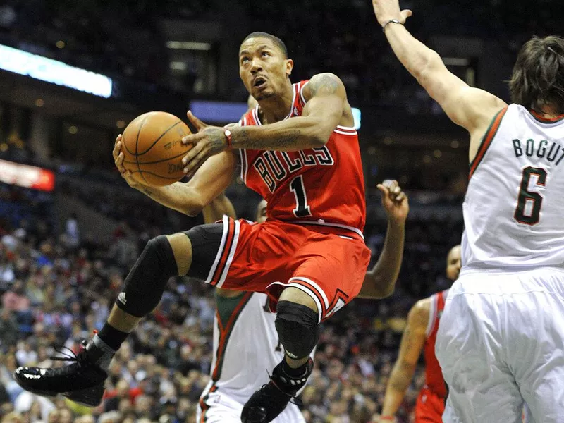 Derrick Rose and Andrew Bogut
