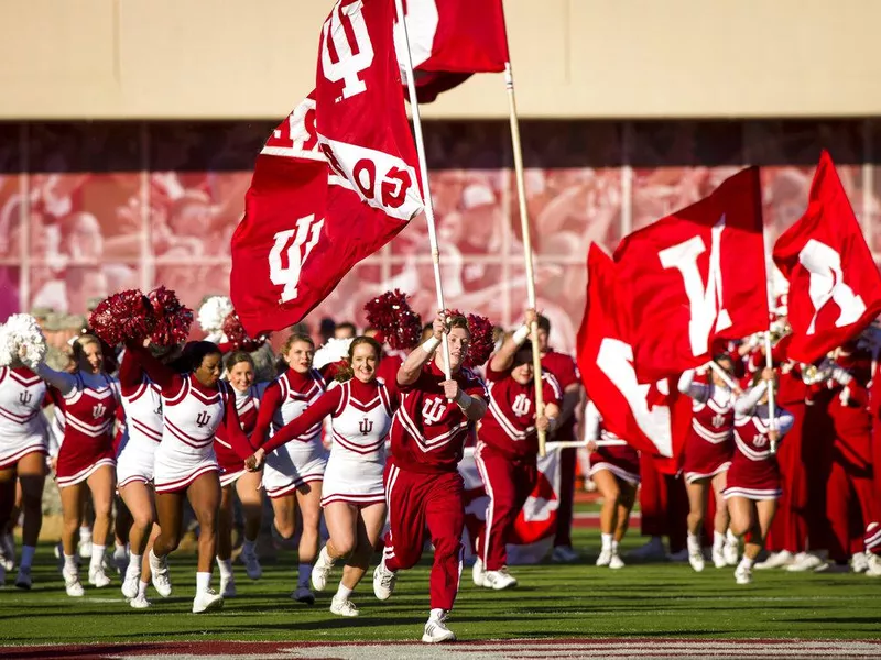Indiana University Cheerleaders