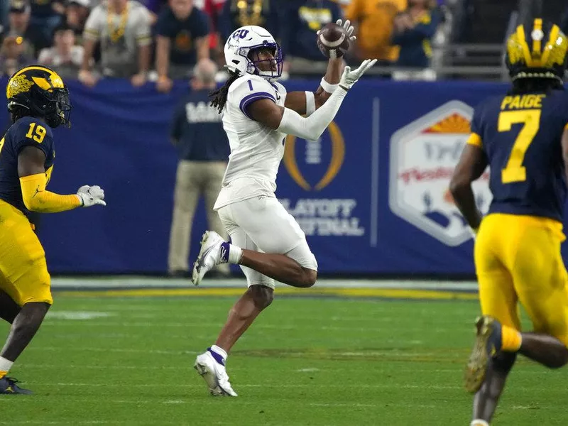 TCU wide receiver Quentin Johnston