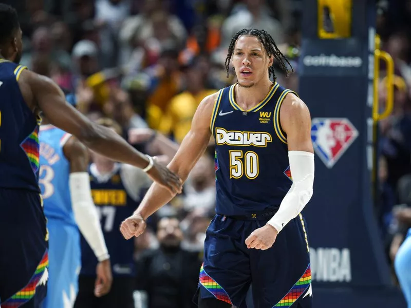 Denver Nuggets guard Aaron Gordon