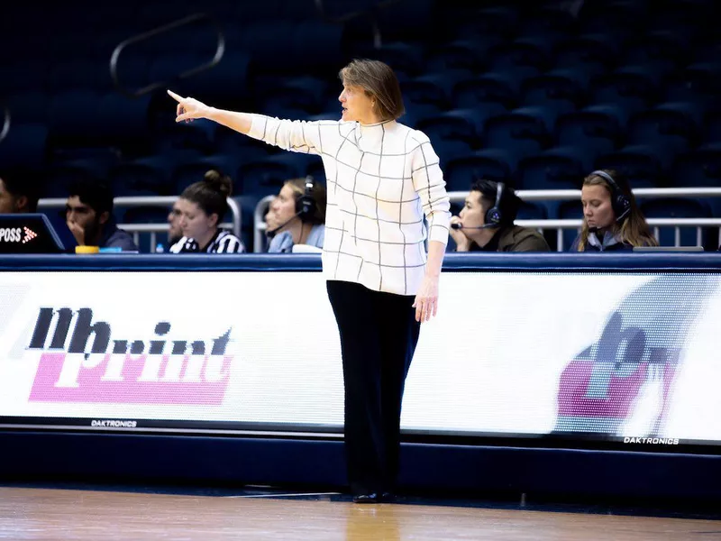 UC San Diego head coach Heidi VanDerveer