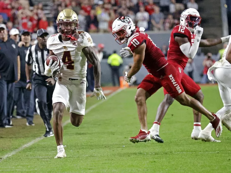 Boston College wide receiver Zay Flowers