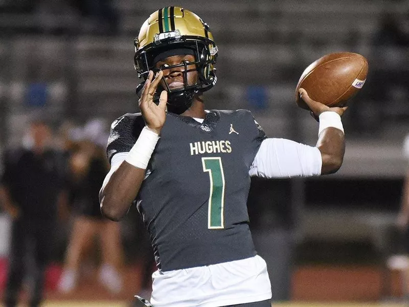 Langston Hughes quarterback Air Noland
