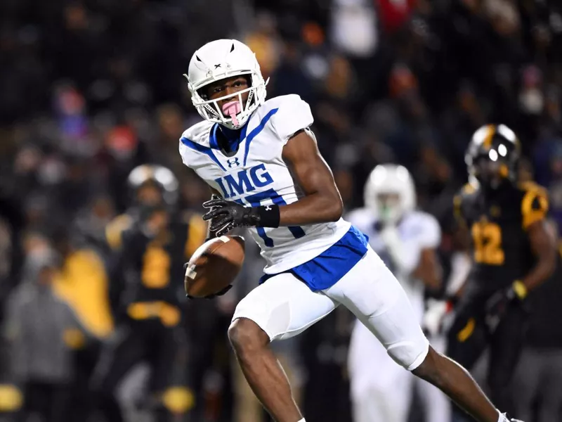 IMG Academy wide receiver Carnell Tate