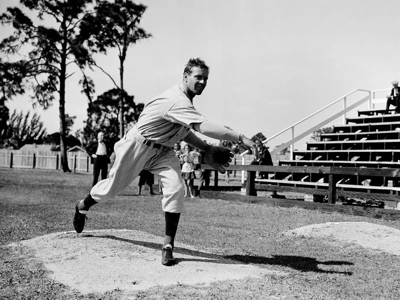 Wes Ferrell tosses a few