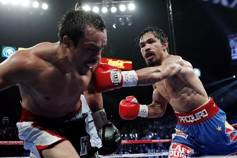 Manny Pacquiao and Juan Manuel Marquez